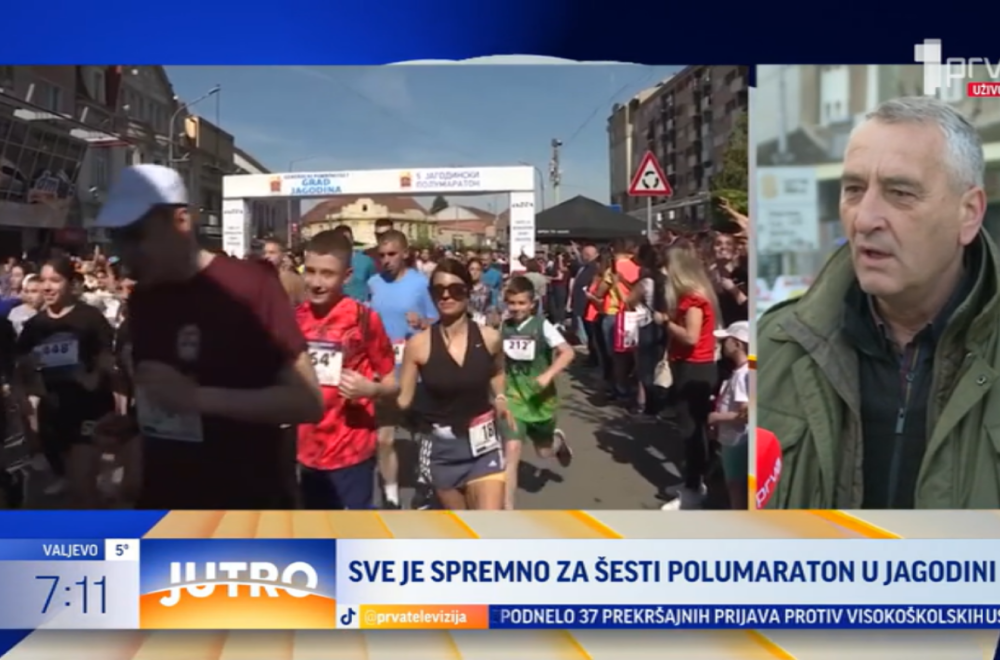 Sve spremno za 6. polumaraton u Jagodini VIDEO
