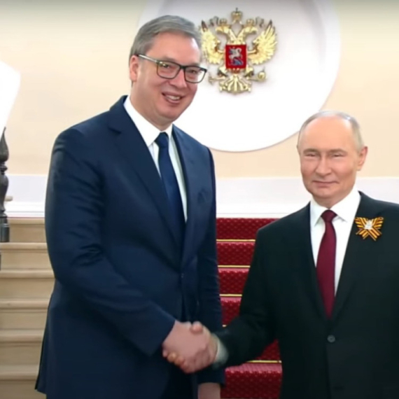 Vučić arrived at the Victory Parade in Moscow: Side by side with world leaders; He was welcomed by Putin PHOTO