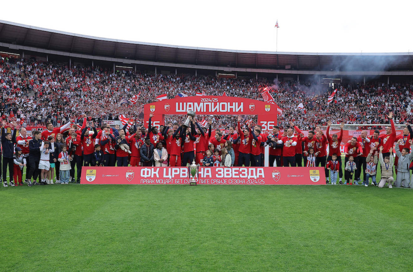 Gol Kange za kraj, Olajinka se vratio asistencijom – Zvezda "stotkom" proslavila titulu