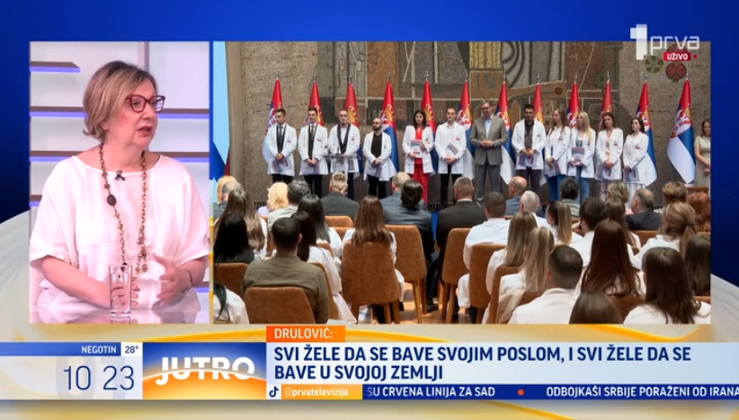 Drulović: Ogroman rad medicinara je prepoznat; Ranije najbolji nisu bili viđeni